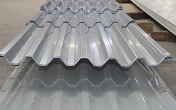 Corrugated steel plate